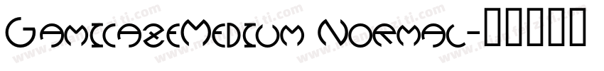 GamicazeMedium Normal字体转换
